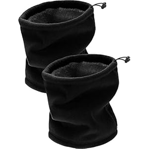 Tatuo Winter Neck Warmer Gaiter for Men Women Ski Fleece Winter Scarf Windproof Face Mask for Skiing Hiking Cycling