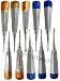 ArTlAb-Premium Dental Elevators Etracting Extraction Osteotome Periotome Luxating Elevator Apical Spade Cryer Proximator Elevator Oral Implant, Root Extraction (Luxating Set of 10 Str+Cvd Gold Blue)