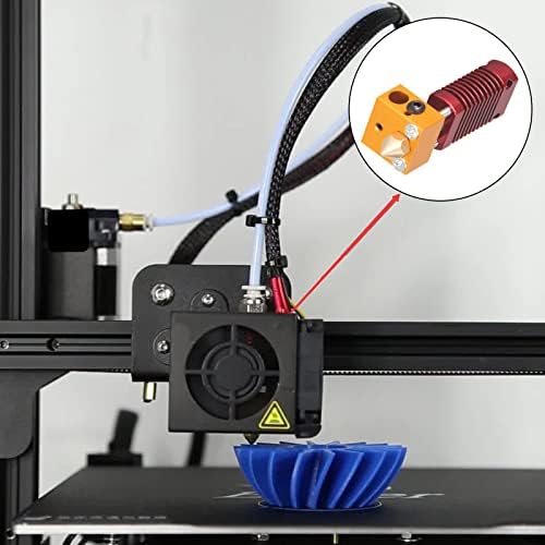 NACAIKJ 3D Printer MK8 Hotend Kit 12V 40W MK8 Extruder Hot End Kit 3D Printer Extruder Hot End Assembled Kit for Ender 3 Pro Ender 5 CR-10 3D Printer