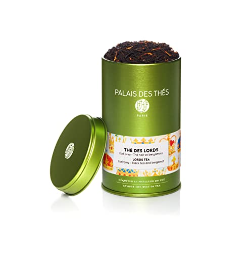 Palais des Thés, THÉ DES LORDS, Thé Earl Grey, Thé Noir de Chine à la Bergamote, Agrumes, Boîte métal 100g Cover