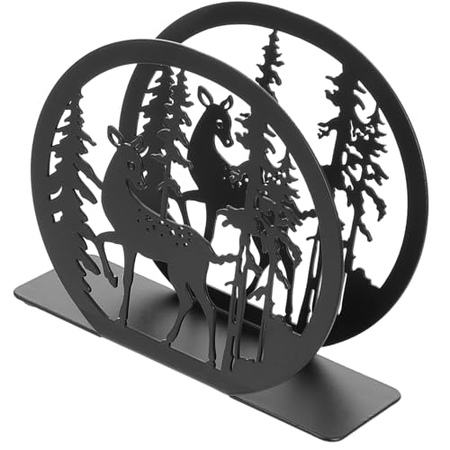 Gatuida Servilletero de Mesa de Hierro con Diseño Moderno y Creativo Forma de Ciervo Soporte Resistente para Pañuelos para Baño Cocina y Comedor Decoración Funcional para Fiestas y Hogar