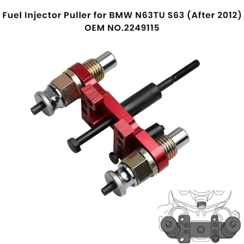 Fuel Injector Removal Install Tool Kit Compatible with BMW N20 N43 N47 N53 N54 N55 N57 N63TU S63 Engine Replacement for Mercedes Benz M133 M152 M157 M270 M271 M274 M276 M278 Injector (N63 Since 2012) by DPTOOL - Image 4