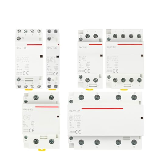 Contacteur modulaire rail DIN resistant AC 220V contre surchauffes