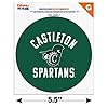 Castleton University Spartans Logo Automotive Car Window Locker Circle Bumper Sticker #5