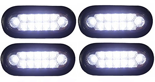 Autosmart 4 Clear 6 Oval Sealed 12 DIODE LED Back-UP Reverse Fog White Light Kit with Light, Grommet and Plug for Truck,Trailer Features Chrome Reflector Inside The Lens. Strong Light!!! Autosmart 4 Clear 6" Oval Sealed 12 DIODE LED Back-UP Reverse Fog White Light Kit with Light, Grommet and Plug for Truck,Trailer Features Chrome Reflector Inside The Lens. Strong Light!!!