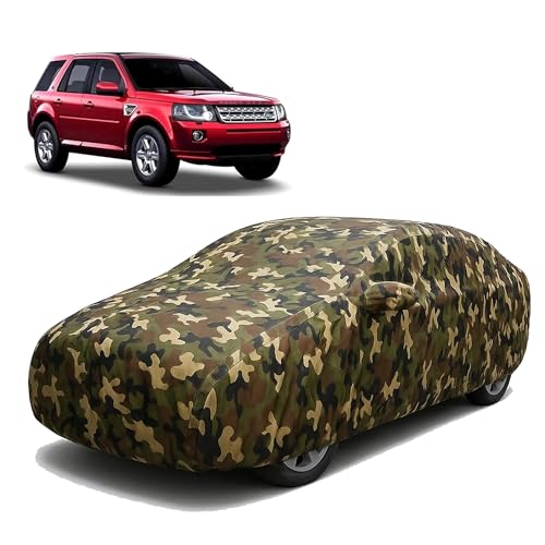 Image of Sulfar 100% Waterproof Car Body Cover for Land Rover Freelander - Triple-Stitched Dustproof UV, Heat & Rain Protection with Mirror Pockets, Full-Bottom Elastic & Free Storage Bag - All-Weather Indoor