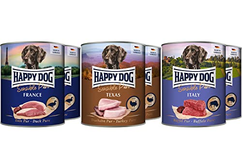 Happy Dog Mischtray Sensible Pure 6x800 g