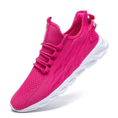 Image of DLWKIPV Womens Walking Shoes Slip On Sneakers Tennis Shoes Running Sport Workout Gym Shoes Athletic Non Slip Lightweight Breathable Fashion Casual Shoes for Travel Work