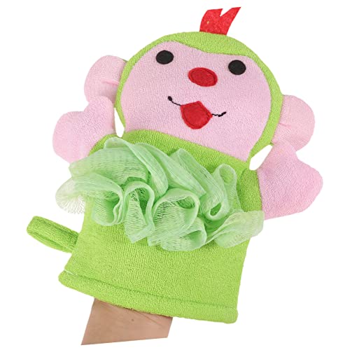 Healeved 12Pçs Luvas De Banho Luvas Rosa Luvas Azuis Pintinho Criança Material De Malha Pe Luvas Ama