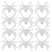 Produktbild ifundom Halloween-Dekoration, 1 Set, 12 Stück Halloween-Spinnen, leuchtende künstliche Spinnen (weiß) für Halloween-Party-Dekorationen, Heimdekoration