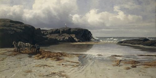 Oeuvre d'impression From Ogne de Kitty Kielland, art mural raffiné de grande dimension 60x90