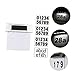 BUTIFULSIC Led Lighting Tool Solar House Number Sign Outdoor Address Number Lamp Solar-powered