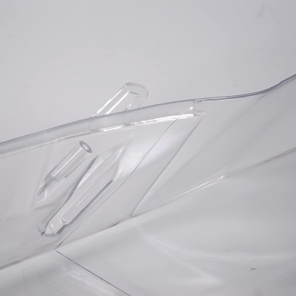 CNNELL Headlights Headlamps Lense Clear Lens Cover Replacement Compatible with 2007 2008 2009 2010 2011 2012 BMW X5 E70 4-Door(Clear)