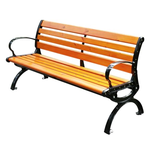Banc d'extérieur pour parc et cour intime | Chaise à dossier renforcé d'antan