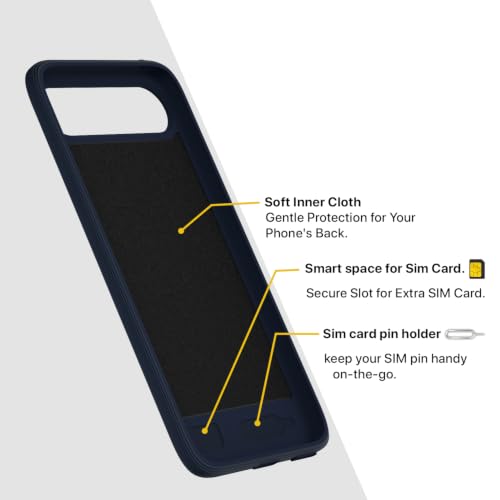 Image of Pikkme Back Cover for Tecno Pova Slim 5G Soft Matte Silicone Mag-Safe Design (Mag-Safe Not Support) Camera Protection | Slim Fit Bumper Cover (Blue)