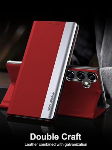 Coque à rabat pour Samsung S25 finitions galvanoplastie luxe - 5