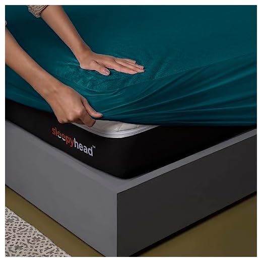 Sleepyhead Bamboo Feel Terry Waterproof Mattress Protector; (78" x 72" Inches King Size; Deep Teal) Polyurethane