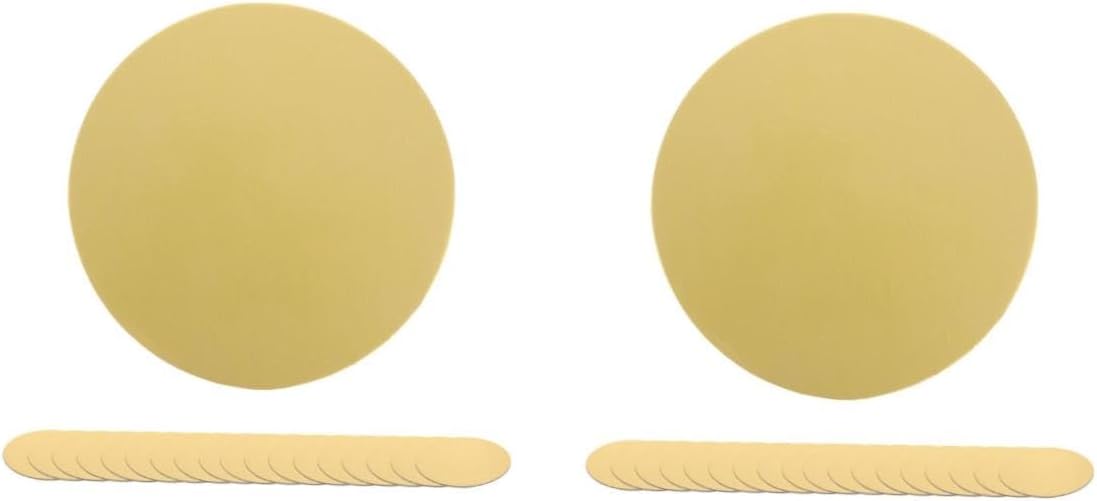 Cabilock 60pcs Thickened Cake Drum Rounds Elegant Cake Boards for Birthday Parties Weddings Baking Decorative Tray