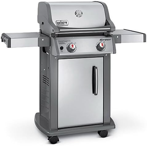 Weber 46100001 Spirit S210 Liquid Propane Gas Grill, Stainless Steel