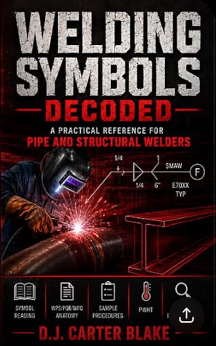 Welding Symbols Decoded: A Practical Reference for Pipe and Structural Welders: Symbol Reading, WPS/PQR/WPQ Anatomy, Sample Procedures, PWHT, and Defect Identification
