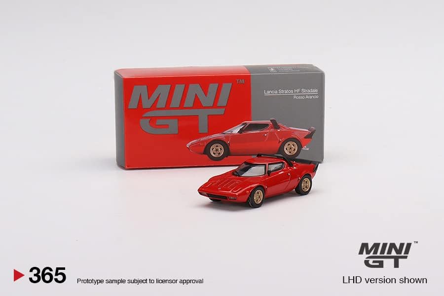 Miniatura 2 de True Scale Miniatures Modelo Coche para Lancia Stratos HF Stradale Rosso Arancio Limited Edition 164 Diecast Model Car MGT00365