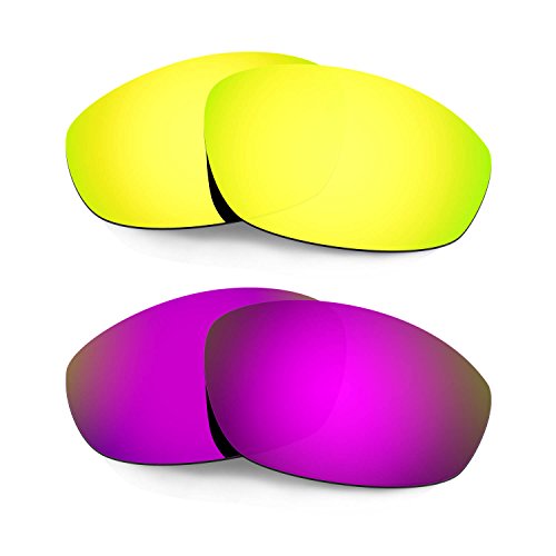 Lentille pour Oakley Whisker pourpre TAC polarisé rechange de lunettes de soleil