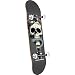 Powell-Peralta Black Light Skull and Snake Complete Skateboard, Gray