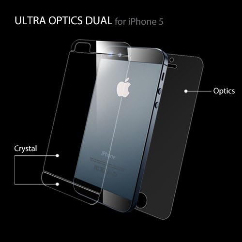 Spigen Ultra Optics Dual iPhone 5S Screen Protector for iPhone 5/5S - Ultra Optics Dual