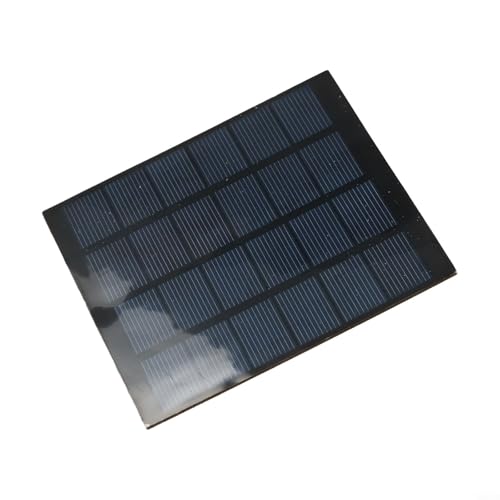 Cargador de panel solar compacto y ligero de 5 W y 6 V, para viajes por carretera y actividades al aire libre con carga rápida (1 unidad)