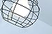 Spherical Industrial Pendant Light with 59