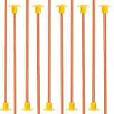 QPALB 10 Stück Spielzeug mit Pfeil und Bogen, mit Saugnapf 42 cm für Pfeil und Bogen,Bogen Pfeile Ersatzpfeile für Jungen und Mädchen Kreative Kinder Geschenk. (Gelb, 10 Stück)