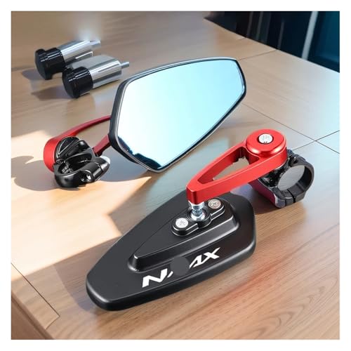 Retrovisores de manillar para Yamaha NMAX con cristal antirreflejos de gran angular 6