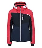 ICEPEAK Damen Skijacke Winterjacke Skikleidung Calion 4-53 228 659, Farbe:Mehrfarbig, Artikel:-635 hot pink, Größe:36