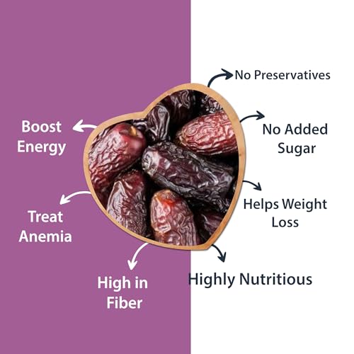 Image of Al Barakah Safawi Dates /Kalmi Dates 400g | Saudi Arabia Dates | 100% Natural | Non- GMO | Gluten Free | Healthy Snack | No Added Sugar | Vegan | Plant Based | Khajur | Khajoor | Khejur