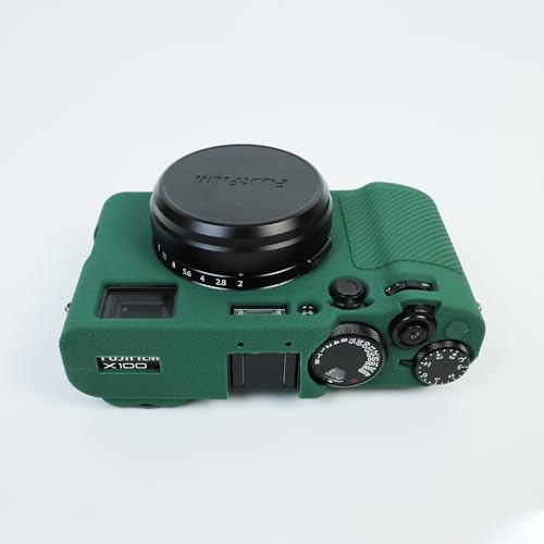 Funda de silicona para cámara Fujifilm X100 VI, verde miniatura 5