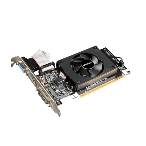 Image of M Graphics Card with Single Fan Cooling, PCI Express, VGA and DVI Ports, Low Profile Design