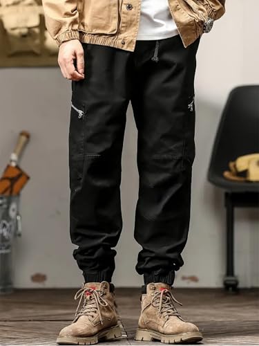 Image of Lymio Cargo for Men || Cotton Cargo Pant || Drawstring Waist Pant (Also Available in Plus Sizes) (89-92)