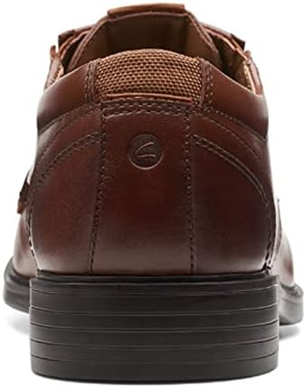 Clarks Men's Clarkslite Cap Oxford, Tan Leather, 12 Wide | Image 5