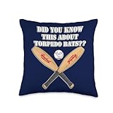 Torpedo Bat_001 Throw Pillow