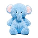 Elefante genérico de peluche, peluche reconfortante y lindo, elefante realista para mesa – para niña, niño, adulto, dormitorio, oficina, salón