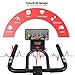 Panana Exercise Bike Indoor Cycling Cycle Bike Stationary for Home Gym Use, Spin Bike with Silent Flywheel, LCD Display, Heart Rate Sensor, Adjustable Height Training Cardio