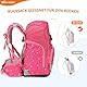 SKYSPER Schulranzen Set 5-teilig für Jungen Mädchen 1. Klasse Grundschule Schulrucksack Sporttasche Outdoor Sport Ergonomischer Schultaschen Federmäppchen Sets