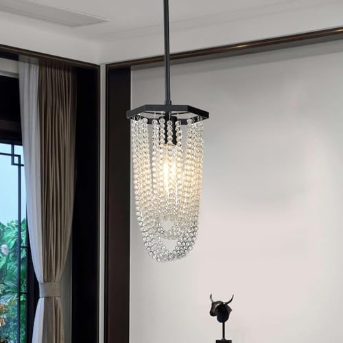 Lámpara de araña de cristal Style Creative decorativa con soporte de metal colgante 2