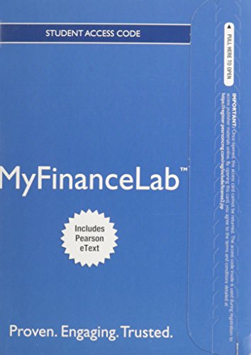 Personal Finance New Myfinancelab With Pearson Etext Access Card: Turning Money into Wealth