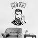 Heiße Männer Barbershop Zeichen Wandaufkleber Barber Shop Logo Aufkleber Fenster Aufkleber Dekor Wandtattoo Für Friseursalon Abnehmbare 42X62 Cm