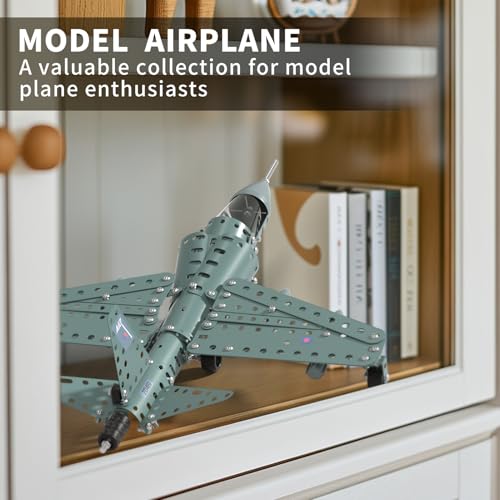 Model Airplane STEM Building Projects Toys - DIY Building STEM Projects Toys for Kids Boys Girls Ages 8-12-16, Assembly Science Kit Model Plane Birthday Gift Toy for Kids Boys 8 9 10 11 12 Years Old — view 6