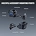 NEEWER Pocket 3 Cage, Aluminum Alloy Gimbal Video Recording Rig with Action Camera Extension Adapter 1/4