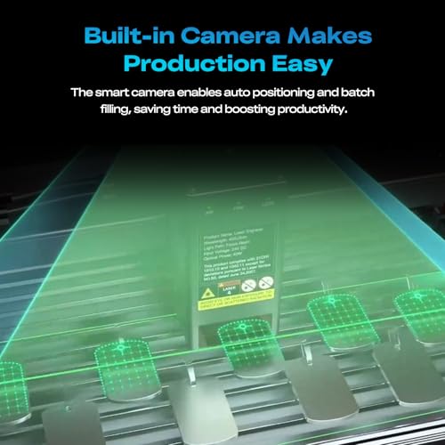 Image of Creality Falcon2 Pro S 22W Laser Engraver, 120000mW Desktop Diode Laser Cutter with Auto Focus (Z-Axis) & Auto Cut Through, Integrated Enclosure, Camera & Air Assist, 600mm /s for Wood & Acrylic