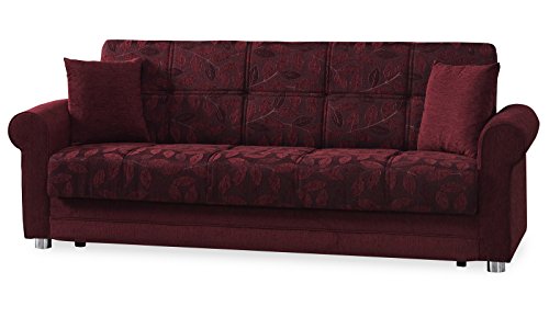Casamode Rio Grande Sofa Bed Burgundy Chenille