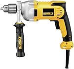 DEWALT perceuse électrique, poignée pistolet, 1/2 pouce, 10 A (DWD210G), jaune